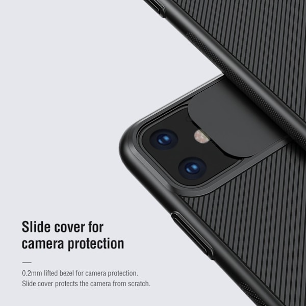 NILLKIN CamShield Mobilskal iPhone 11 - Svart Svart