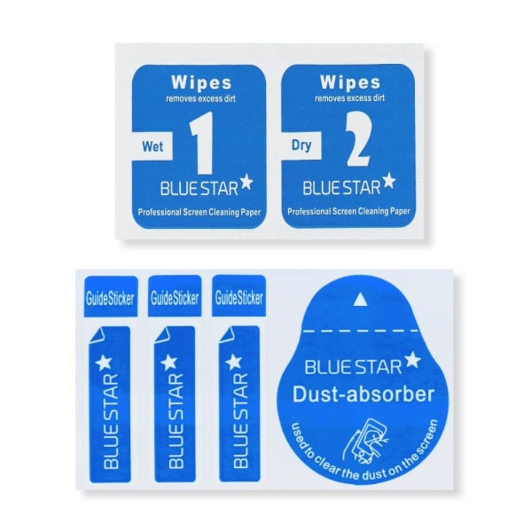 Blue Star UV karkaistu lasi näytönsuoja Samsung Note 10 Plus -puhelimelle