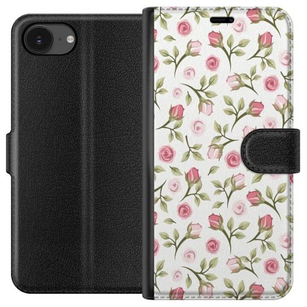 Plånboksfodral till Apple iPhone 16e med Blommigt