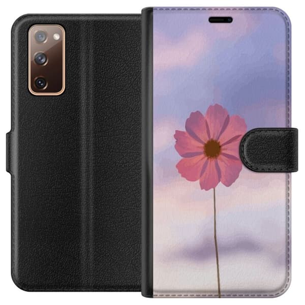 Plånboksfodral till Samsung Galaxy S20 FE med Rosa blomma