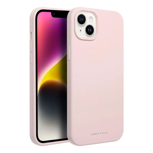 Roar Mobilskal till iPhone 14 Roar Cloud Skin - Ljusrosa Rosa