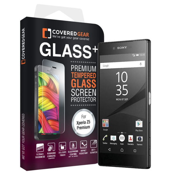 CoveredGear Härdat Glas Skärmskydd till Sony Xperia Z5 Premium