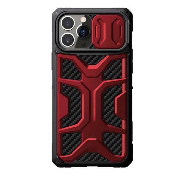 Nillkin iPhone 13 Pro Max Cover Adventruer Panser - Rød