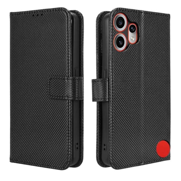Nothing CMF Phone 2 Pro Plånboksfodral Diamond Konstläder - Svart Svart