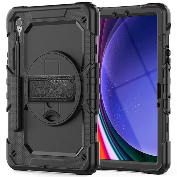 Tech Protect Galaxy Tab S9 FE Cover Solid360 - Sort Svart