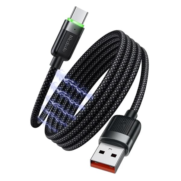 MCDODO USB-A - USB-C 6A Kabel 1.2m CA-5650 - Svart Svart