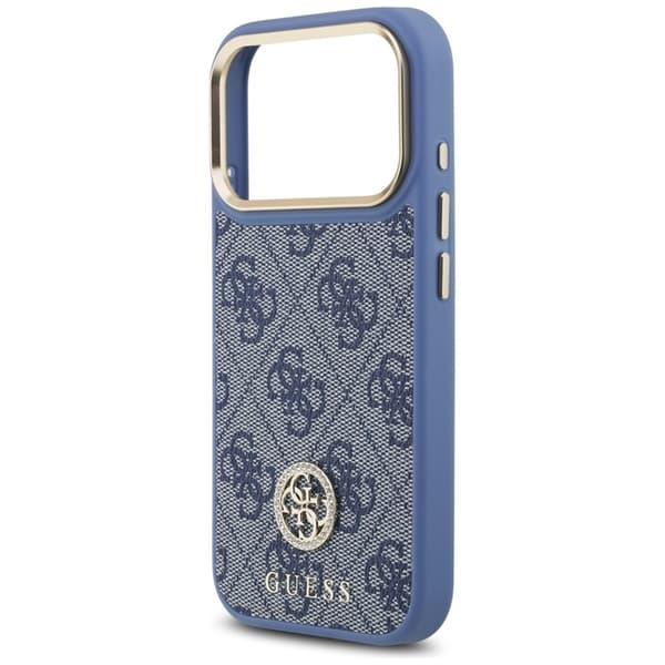 Guess Mobilskal till iPhone 17 Pro MagSafe 4G Strass Logo & Big Strap