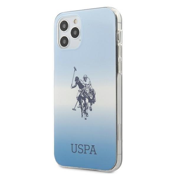 U.S. Polo Assn. Gradient Collection iPhone 12 & 12 Pro Skal Blå Blå