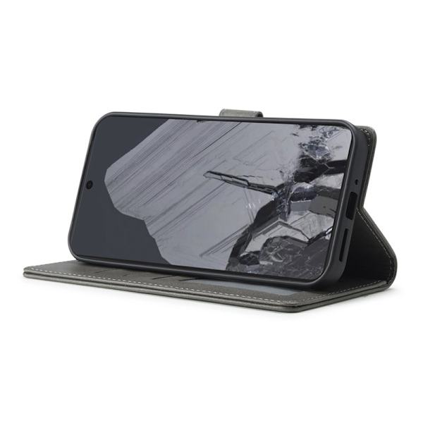 LC.IMEEKE Google Pixel 10 Pro XL Plånboksfodral Konstläder - Grå