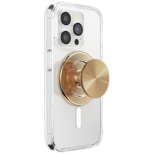 Popsockets MagSafe Grip Round Radial Guld Aluminium