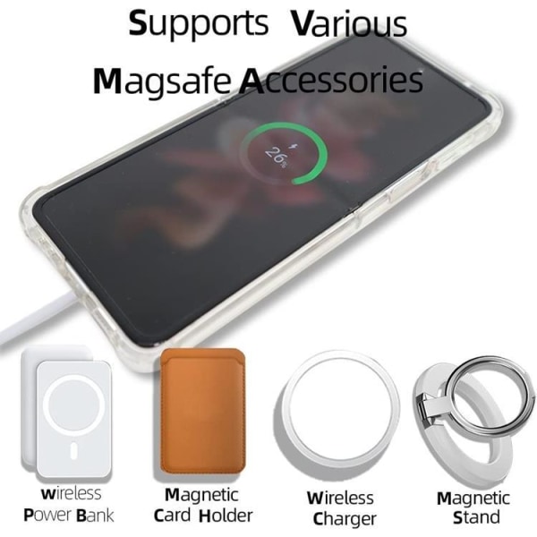 BOOM Galaxy Z Flip 4 Case Magsafe stødsikker - gennemsigtig