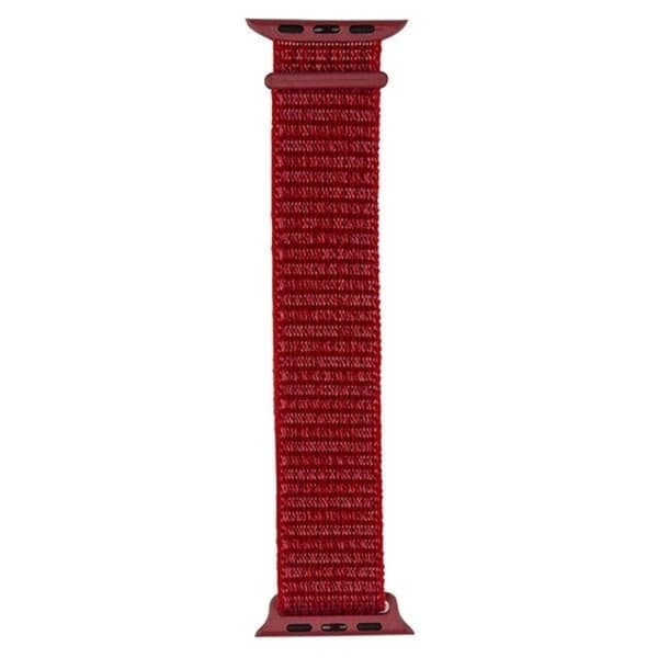 Beline Apple Watch (38/40/41mm) Armband Nylon - Röd Röd