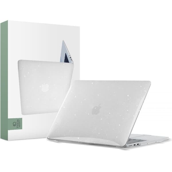 Tech-Protect Macbook Air 13.6" M2 2022 Skal Smartshell - Gliter Clear Transparent