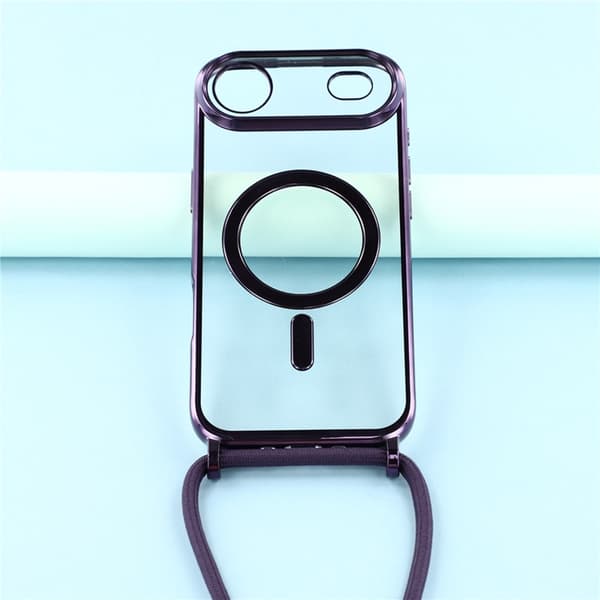 Mobilskal till iPhone Air MagSafe Electroplating Edge TPU - Lila Lila