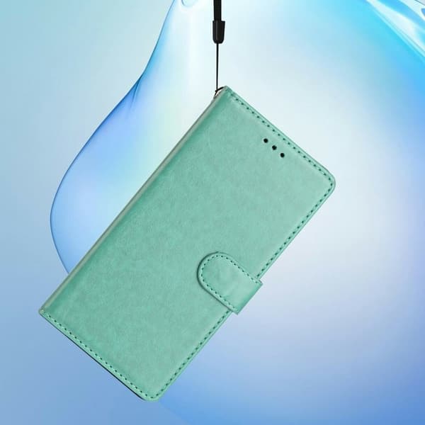 Samsung Galaxy S26 Edge Plånboksfodral Konstläder Ställ - Grön