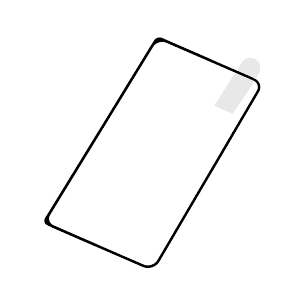 Google Pixel Fold Hærdet Glas Skærmbeskytter Front Full Glue - Sort Black