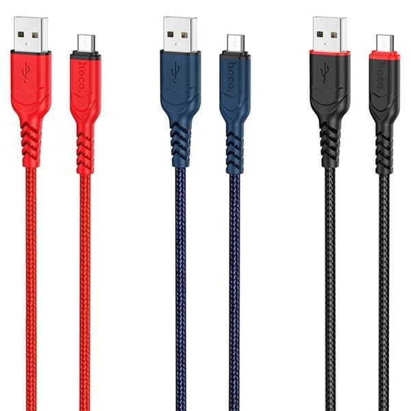 Hoco USB-A til Micro-USB 2.4A 3m Kabel X59 - Sort Black