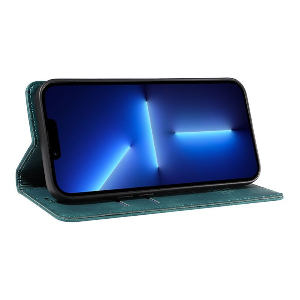 BETOPNICE 003 Plånboksfodral för iPhone 13 Pro - RFID Blocking Konstläder - Grön