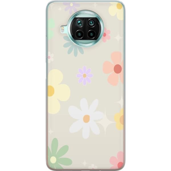 Taske til Xiaomi Mi 10T Lite 5G med fejende blomster