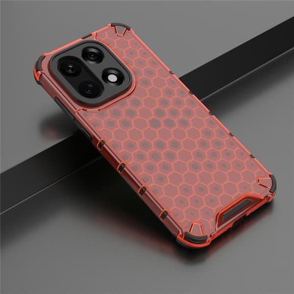 Mobilskal till OnePlus 15 5G Honeycomb Shape Röd