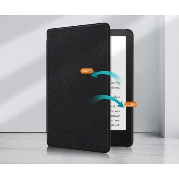 Tech-Protect Smartcase Etui Kindle Paperwhite V/5 2021 - Sort Black