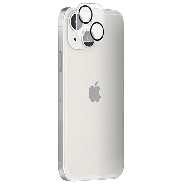 MOCOLO iPhone 14 Plus -kameran linsskydd i härdat glas 9H - Clear Transparent