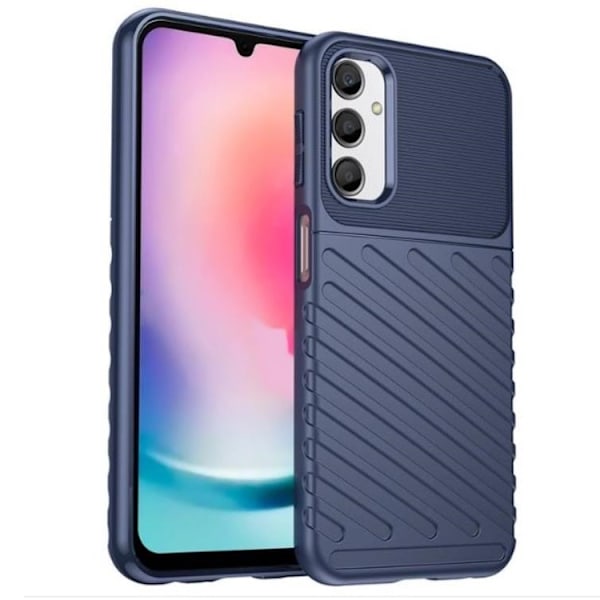 Mobilskal till Galaxy A24 4G Thunder Twill - Blå