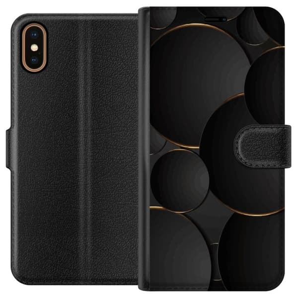 Plånboksfodral till Apple iPhone X med Lyxig Cirklar