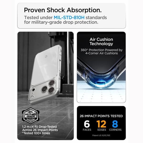 Spigen Mobilskal För iPhone 18 Pro/17 Pro Magsafe Ultra Hybrid T