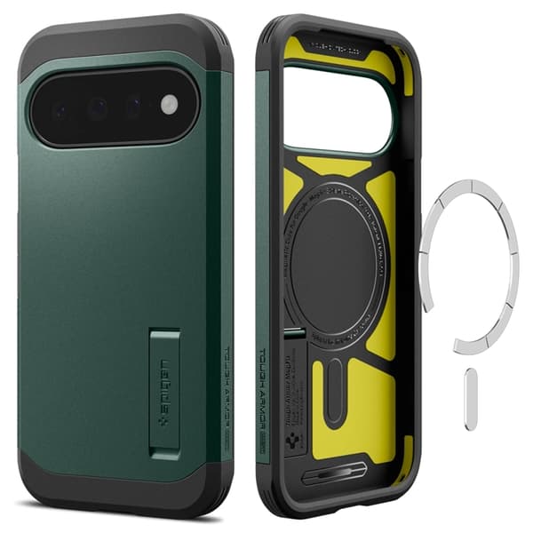Spigen Mobilskal För Google Pixel 11 Magsafe Tough Armor - Abyss Grön