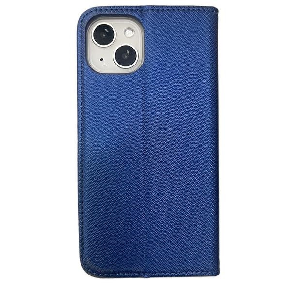 iPhone 14 / 13 Plånboksfodral Smart Magnet - Marinblå