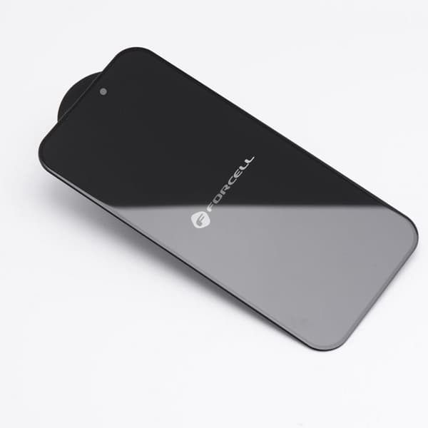Forcell iPhone 11/XR Härdat Glas Skärmskydd Privacy Svart
