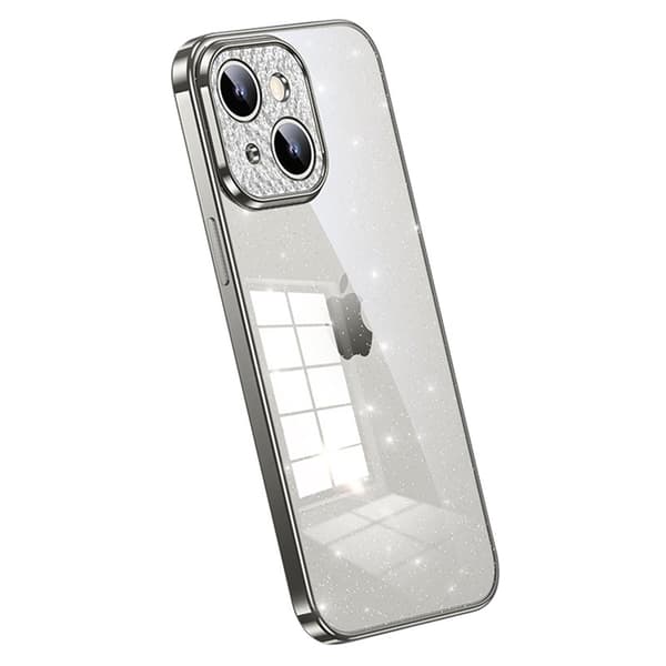 SULADA XingZuan Mobilskal till iPhone 15 Plus Glitter Rhinestone Vit