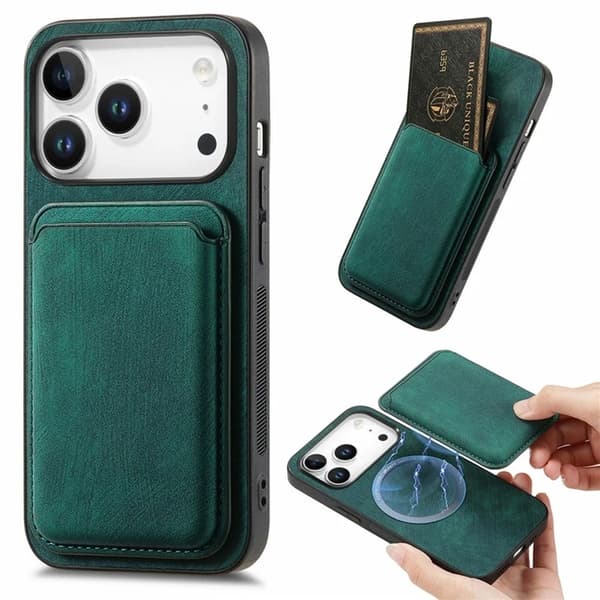 Mobilskal till iPhone 17 Pro Max Retro Detachable - Grön Grön