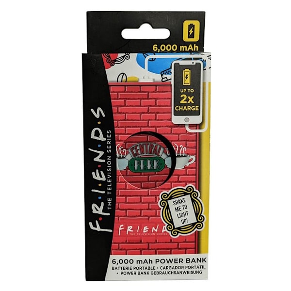 Friends Powerbank 6000 mAh Svart