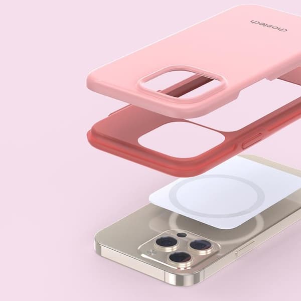 Choetech iPhone 13 Pro Skal Magsafe MFM Anti-drop - Rosa Rosa