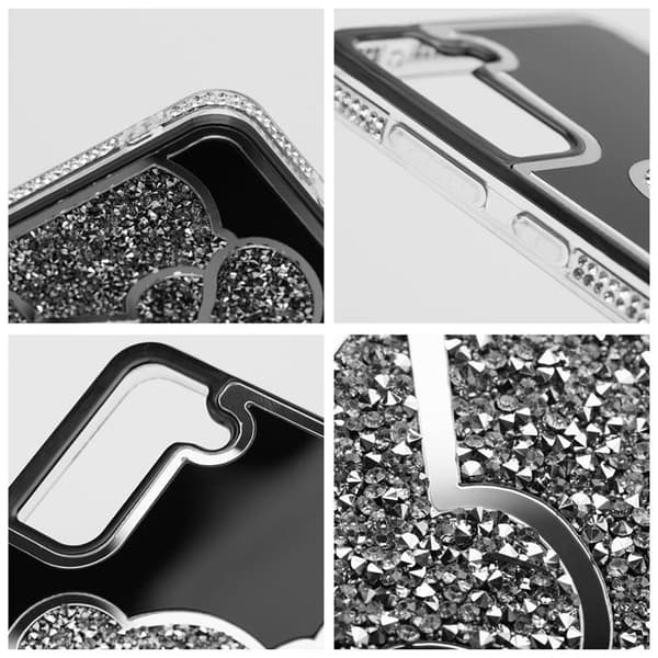 Telefontaske til Galaxy A15 4G/5G Bamse - Sølv Silver