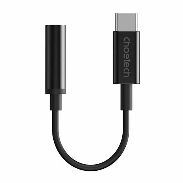 Choetech USB-C till Ljudadapter DC 3.5 mm - Svart