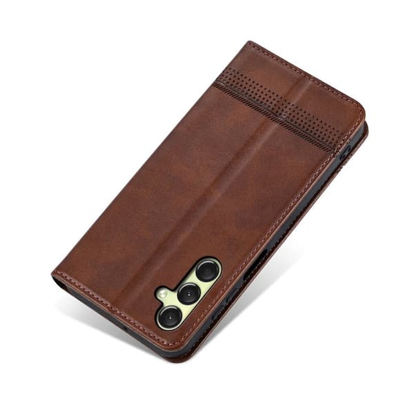 AZNS Samsung Galaxy A16 Plånboksfodral Konstläder - Brun