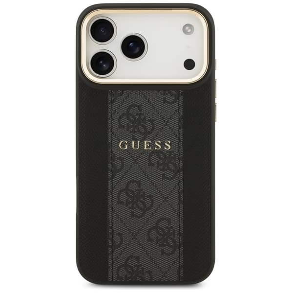 Guess Telefontaske til iPhone 17 Pro Max Magsafe Stripe - Sort Svart