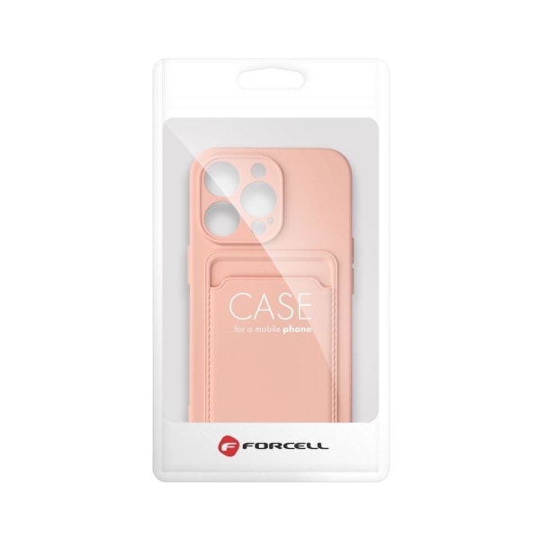 iPhone 11 Cover Forcell Kortholder Blød plastik - Pink