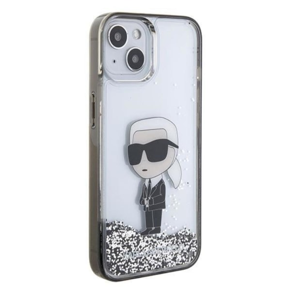 Karl Lagerfeld iPhone 15 Mobile Case Liquid Glitter Ikonik