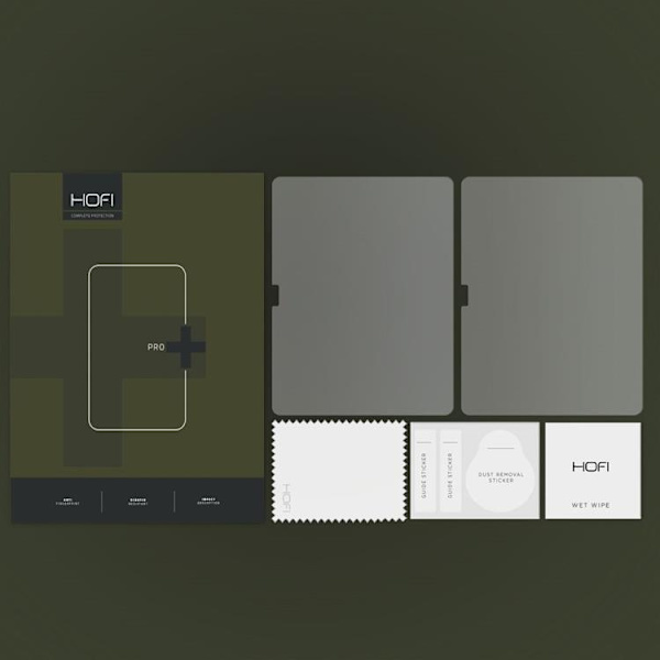 [2-Pack] Hofi iPad 10.2 2019/2020/2021 Skärmskydd Härdat glas Pro+