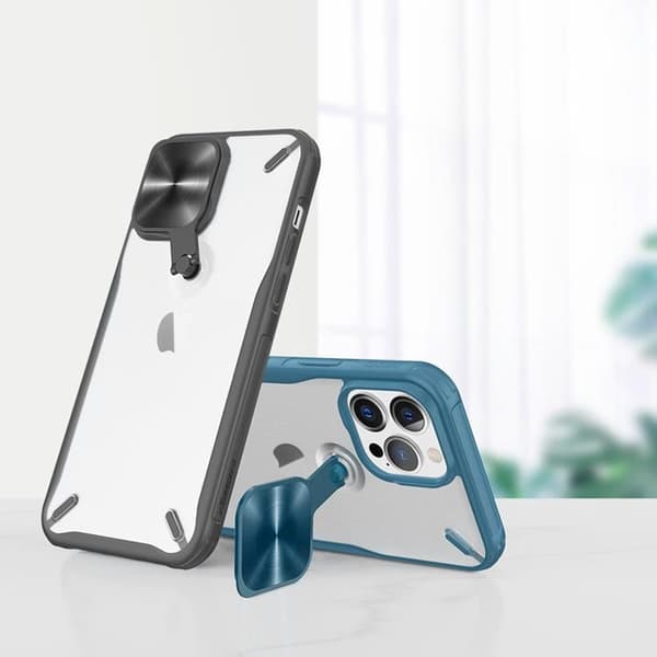Nillkin Cyclops taittuva telinekuori iPhone 13 Pro - Musta Black