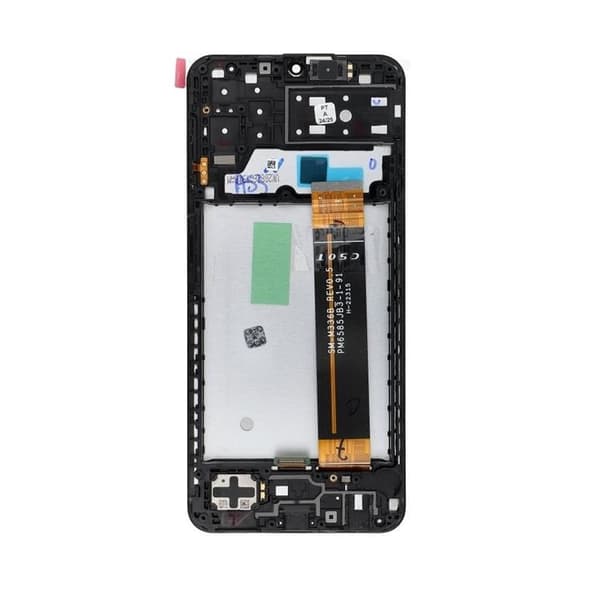 Galaxy A13 4G Skärm med LCD-display A137F Service Pack Black