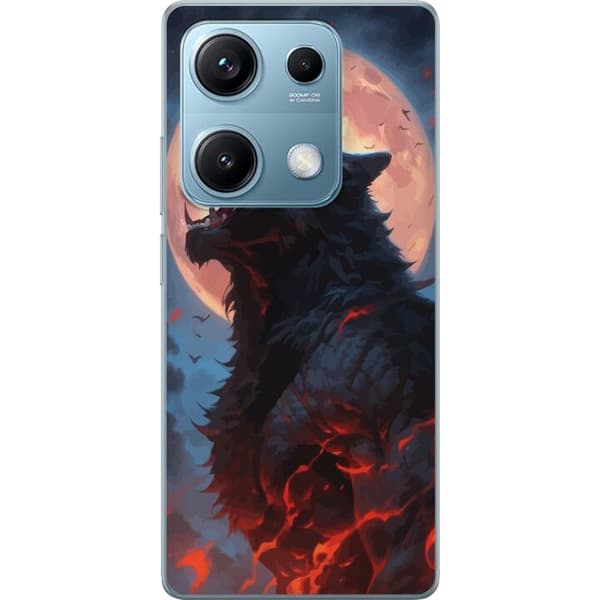 Mobilskal till Xiaomi Redmi Note 14S med Ylande varg