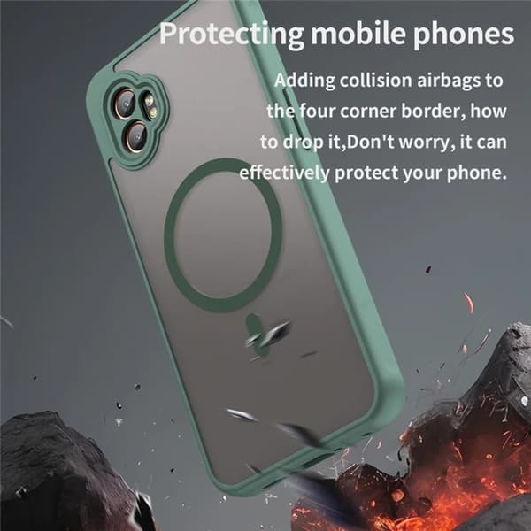 Mobilskal till Galaxy XCover 7 Pro MagSafe Anti-Drop - Grön Grön