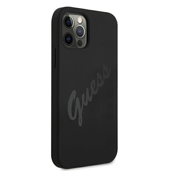Guess iPhone 12 Pro Max Skal Script Vintage - Svart Svart