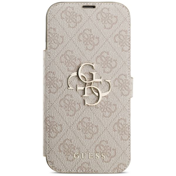 Guess iPhone 17 Pro Plånboksfodral Metal Logo - Rosa Rosa