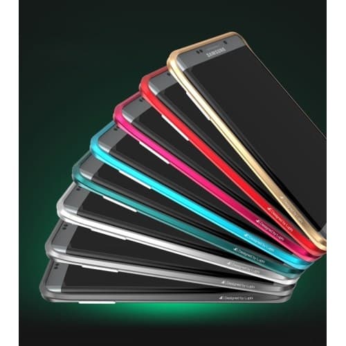 LUPHIE Rapier Prismatic Aluminium Bumper til Samsung Galaxy S6 E Pink